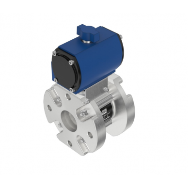 Ø50 pneum. b.valve ps16bar single acting actuator twØ50