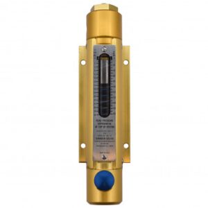 Differential pressure gauge GAMMON 0-15 PSI (0-1 bar) - Push button in front