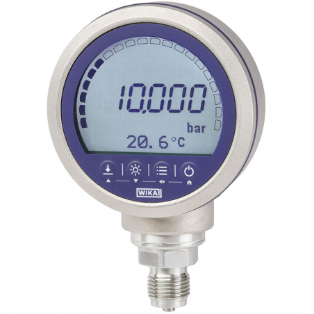 Digital pressure gauge CPG1500 0-40 bar + thermometer - Image 2