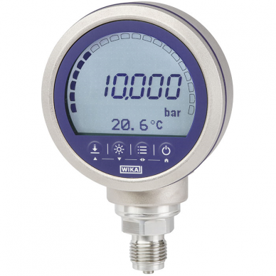Digital pressure gauge CPG1500 0-40 bar + thermometer